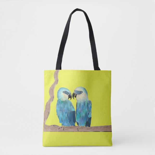 Spix's Macaws på en Tote Bag Tygkasse (Framsida)