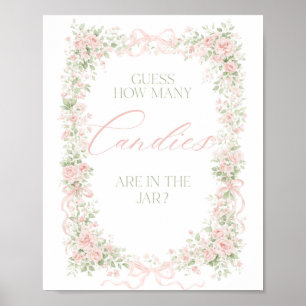 Spjälbarn i blomman flicka gissa godis spel med bl poster