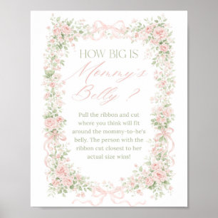 Spjälbarn i blomman flicka mammas mage spel med bl poster