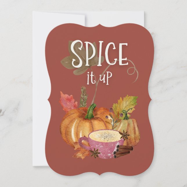 Spjut upp det Happy thanksgiving Inbjudningar (Framsida)