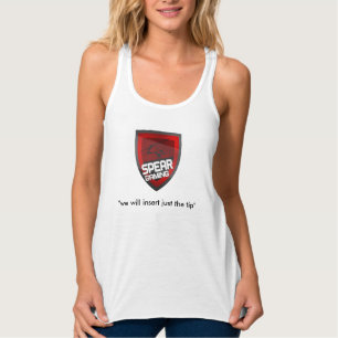 Spjutdobbeltanktop Linne Med Racerback