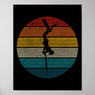 Spjutfiske Vintage Spjutfiske Fiskare Present Poster