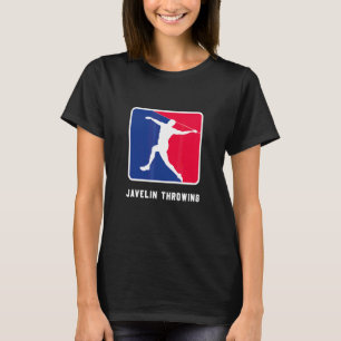 Spjutfriidrott Spjut Atlet Spjut Kastare T Shirt