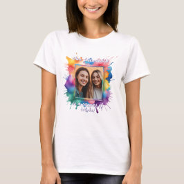 Splash-Art, Bunter Bilderrahmen mit Farbklecksen T Shirt