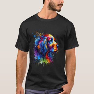 Splash Art Engelsk Setter T Shirt