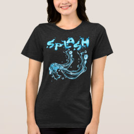 Splash! Dynamisk Vattenstänk T-Shirt