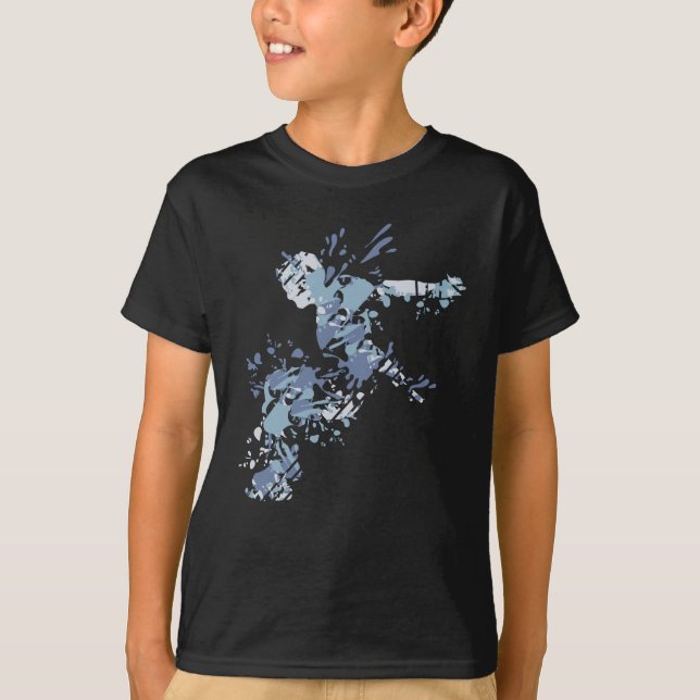 Splash Freerunning Parkour T Shirt (Framsida)