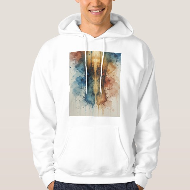 Splash, målar vibbar, hoodie (Framsida)