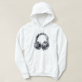 Splash Vatten Hörlurar Fluid Audio Musik Konst Hoodie