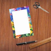 Splashy Colorful Watercolor Floral Theme
