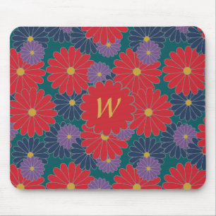 Splashy Fall Blommigt Mousepad Musmatta