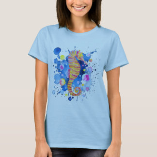 Splashy Seahorse T Shirt