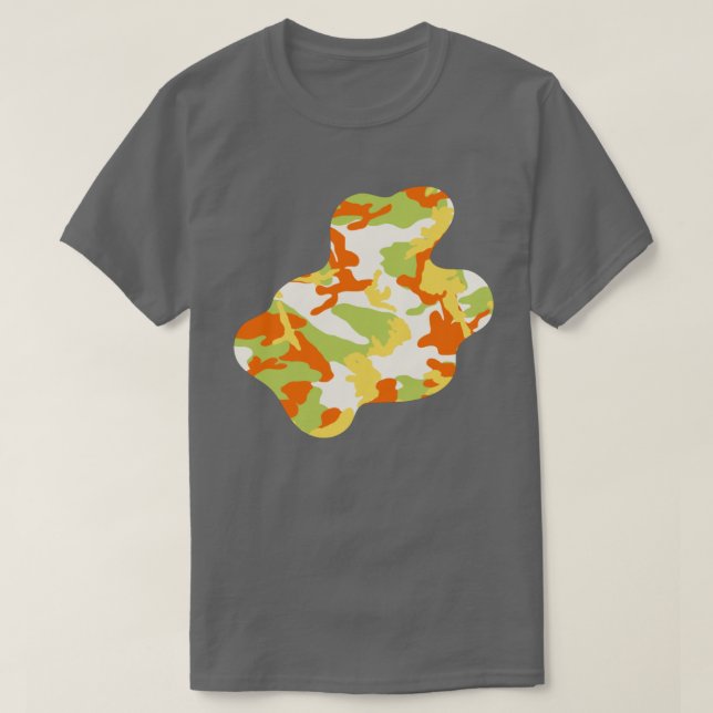 Splat av Mönster, sommarfärg, v3 T Shirt (Design framsida)