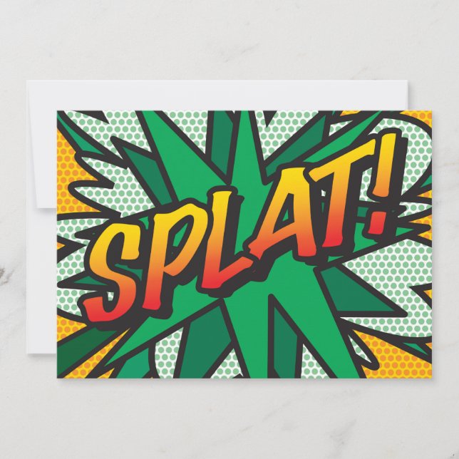 SPLAT Kul Färgrik Serietypografi (Framsida)