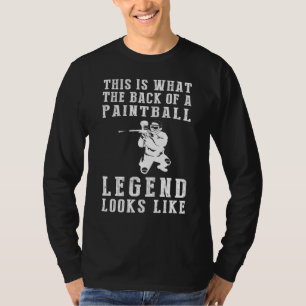 Splat Master - Släpp Humor i en Paintball Le T Shirt