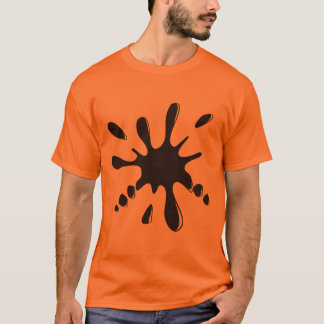 Splat skjorta (svart Splat) T Shirt
