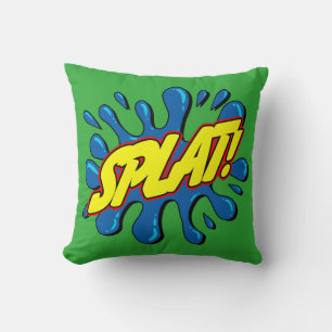 Splat - tecknaden undertecknar/kudder kudde