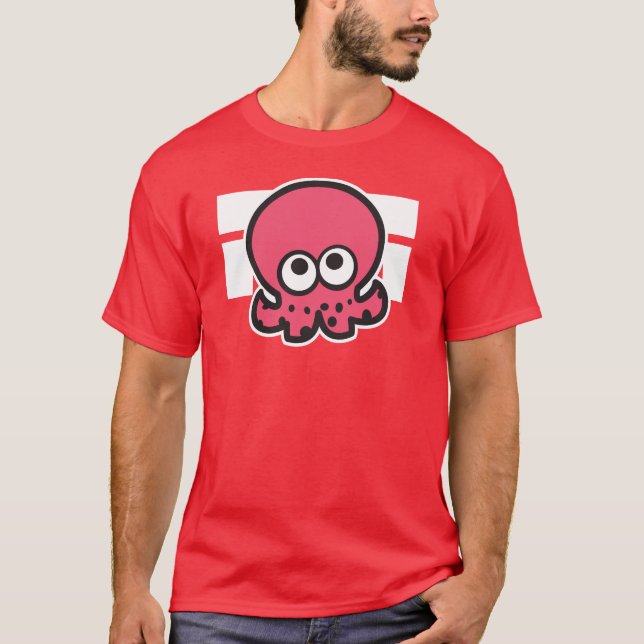 Splatoon Octo skjorta T Shirt (Framsida)