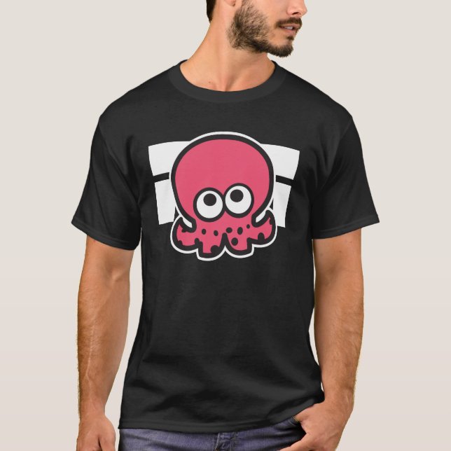 Splatoon tioarmad bläckfiskskjorta t shirt (Framsida)