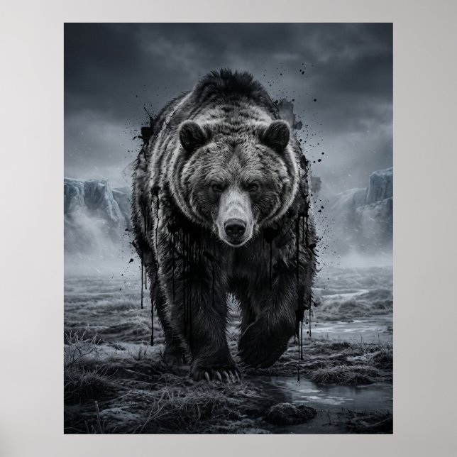Splatter Bear Tundran Poster (Framsidan)