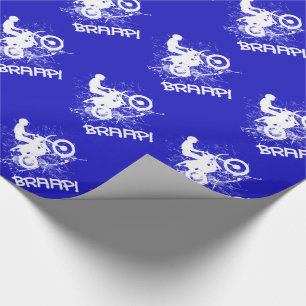 Splatter Braap för lera för biker för Presentpapper