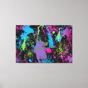 Splatter Canvastryck