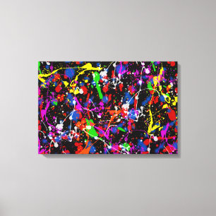 Splatter Canvastryck