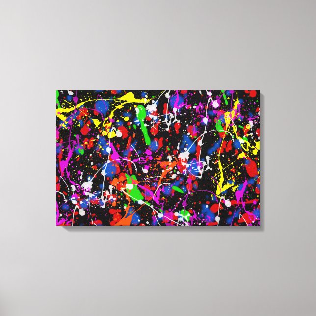Splatter Canvastryck (Framsida)