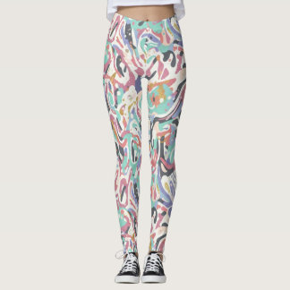 Splatter designad leggings