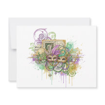 Splatter Mardi Gras-kollage