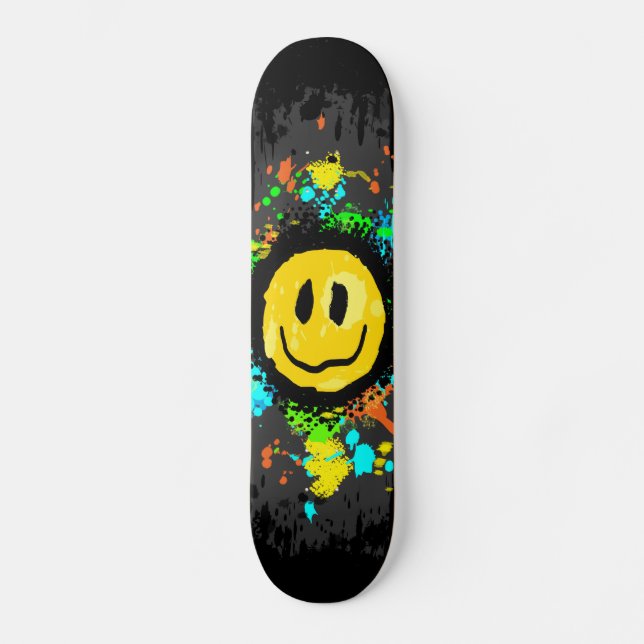 Splatter Mini Skateboard Bräda 18,5 Cm (Framsida)