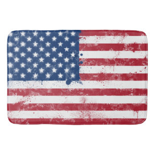 Splatter Paweed USA flagga Badrumsmatta