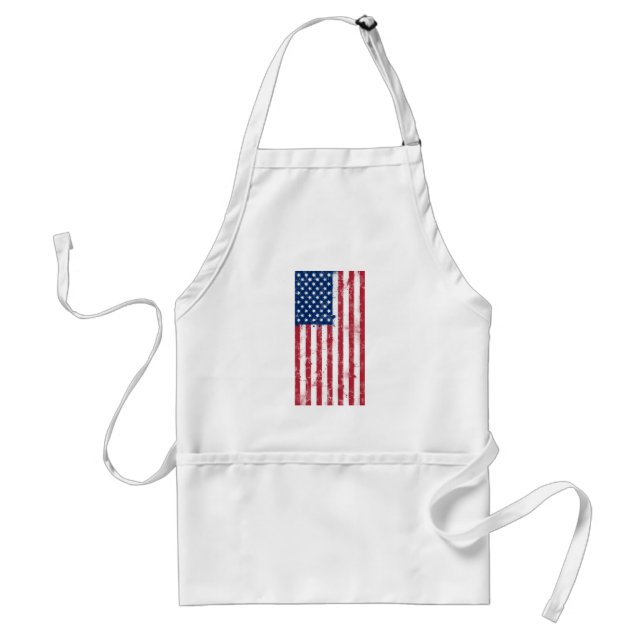 Splatter Payed Flagga of the USA Förkläde (Framsidan)