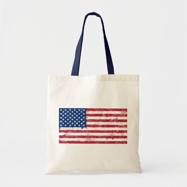 Splatter Payed Flagga of the USA Tygkasse (Framsidan)