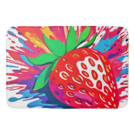 Splatter Strawberry Stänk Badrumsmatta