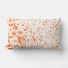 Splatter Struktur - Orange Lumbarkudde