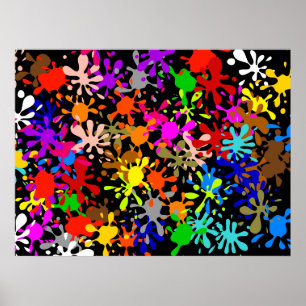 Splatter Tapet Poster