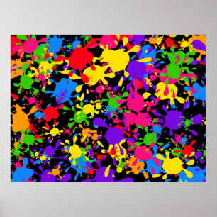 Splatter Tapet Poster