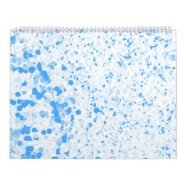 Splatter Texture - Blue Kalender