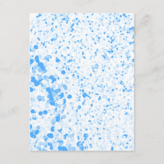 Splatter Texture - Blue Vykort