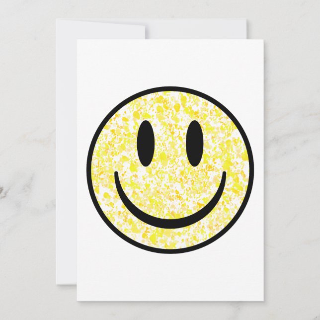 Splatterad sjömil Ansikte Julkort (Framsida)