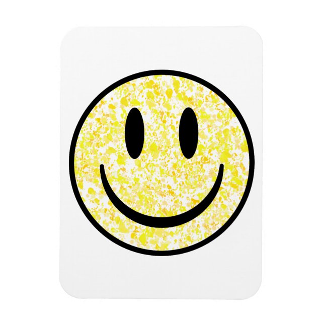 Splatterad sjömil Ansikte Magnet (Vertikal)