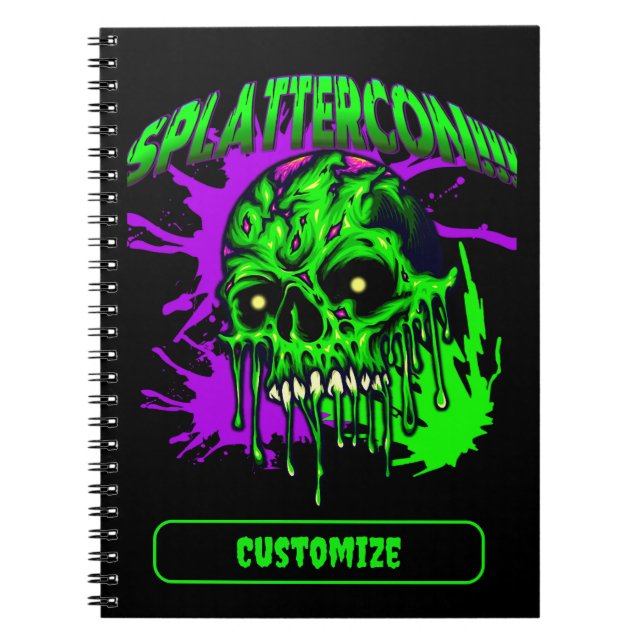 SplatterCon - Dresden-filer Anteckningsbok (Framsidan)
