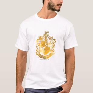 Splattered Hufflepuff vapensköld - Tee Shirt