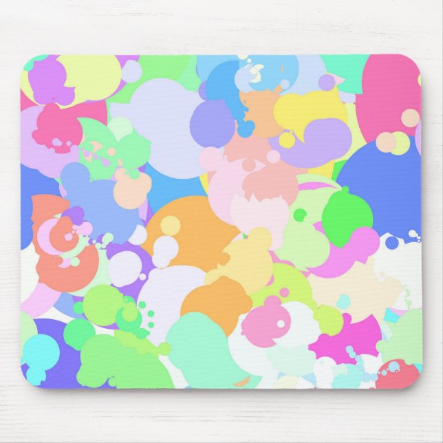 Splattered Paint Mousepad Musmatta (Framsidan)