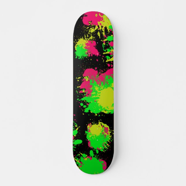 SplatterSkateboard Skateboard Bräda 19,5 Cm (Framsida)