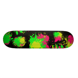 SplatterSkateboard Skateboard Bräda 19,5 Cm