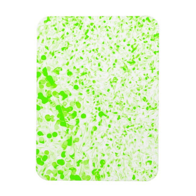 Splatterstruktur - Limegrön Magnet (Vertikal)