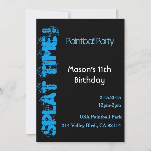 SPLATTID! INBJUDNINGAR (Framsida)