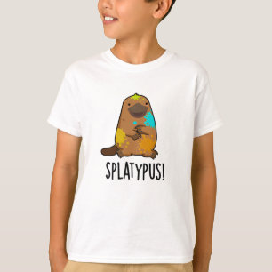 Splatypus Funny Animal Platypus Pun T Shirt